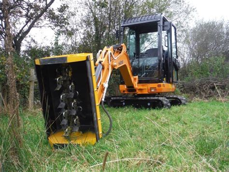 flail hedge cutter for mini digger|flail mower for mini excavator.